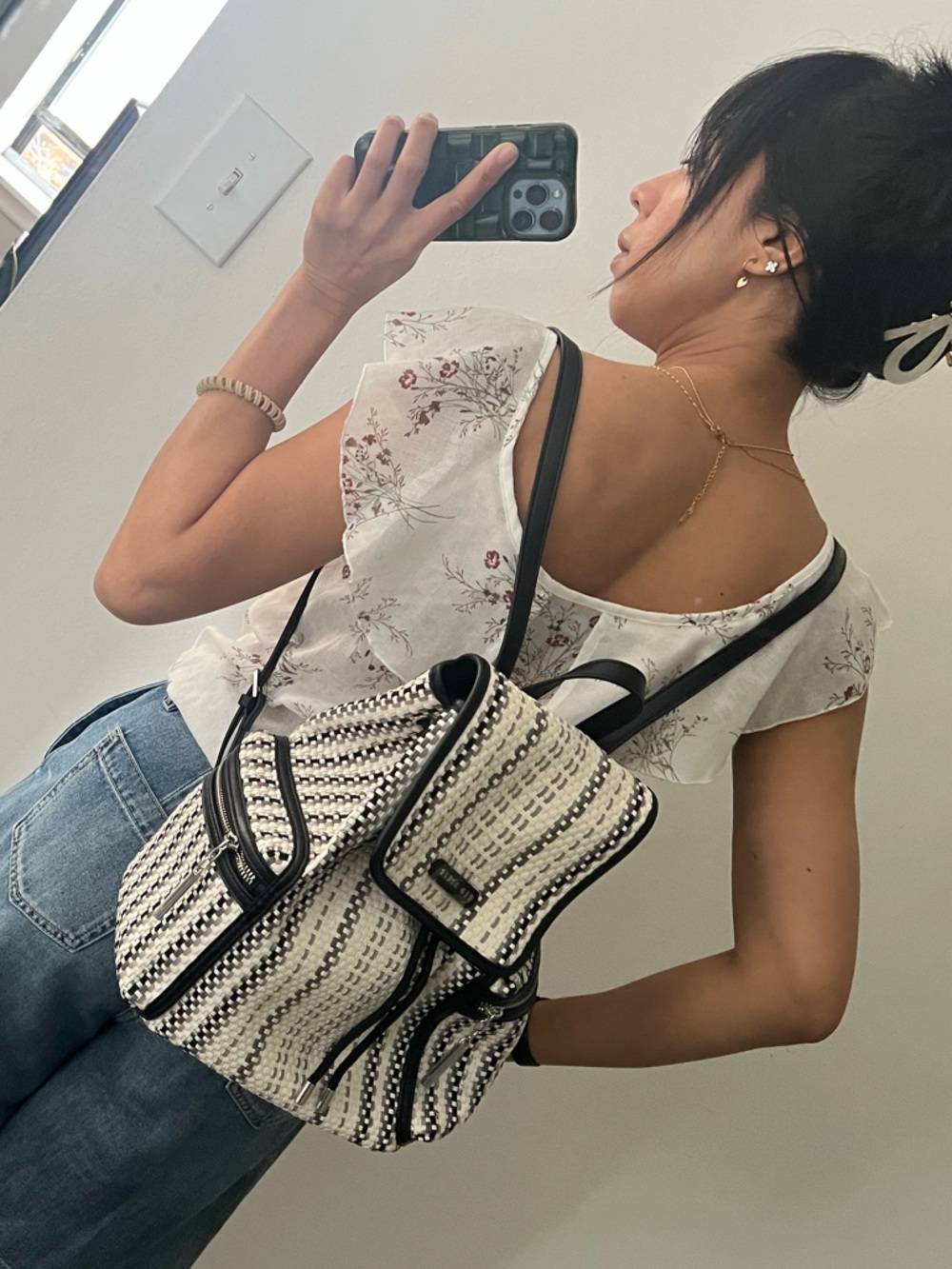 Ted Baker - Alizza Woven Drawstring Backpack - Picture 7 of 7